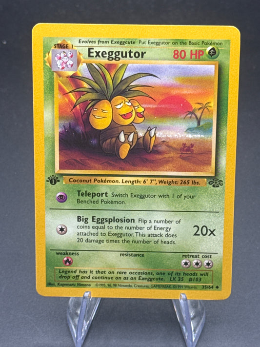 Pokémon TCG: 1999 - Exeggutor 35/64 - Jungle - 1st edition