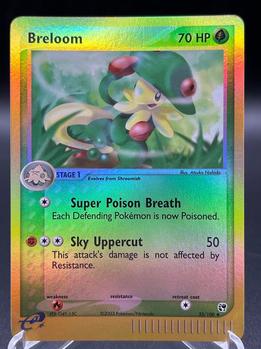 Pokémon TCG: 2004 Breloom 33/100 Sandstorm Reverse Holo