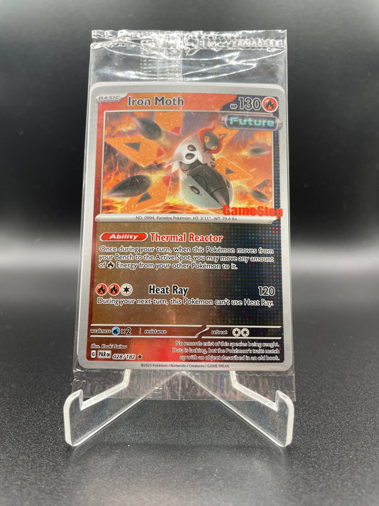 Pokémon TCG: 2023 Iron Moth 028/182 Paradox Rift GameStop Games Promo Sealed