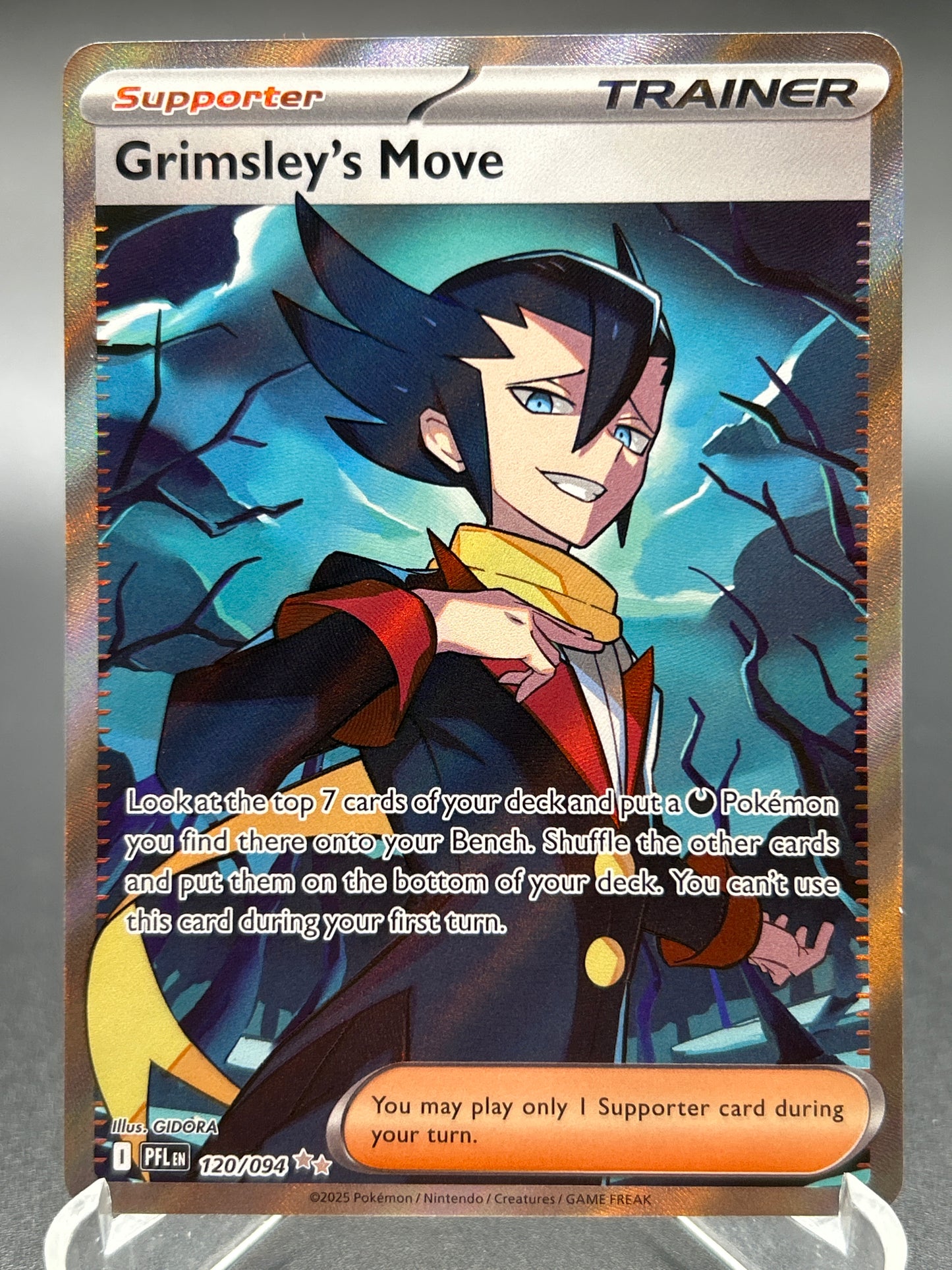 Pokémon TCG: 2025 Grimsley's Move 120/094 PFL: Phantasmal Flames