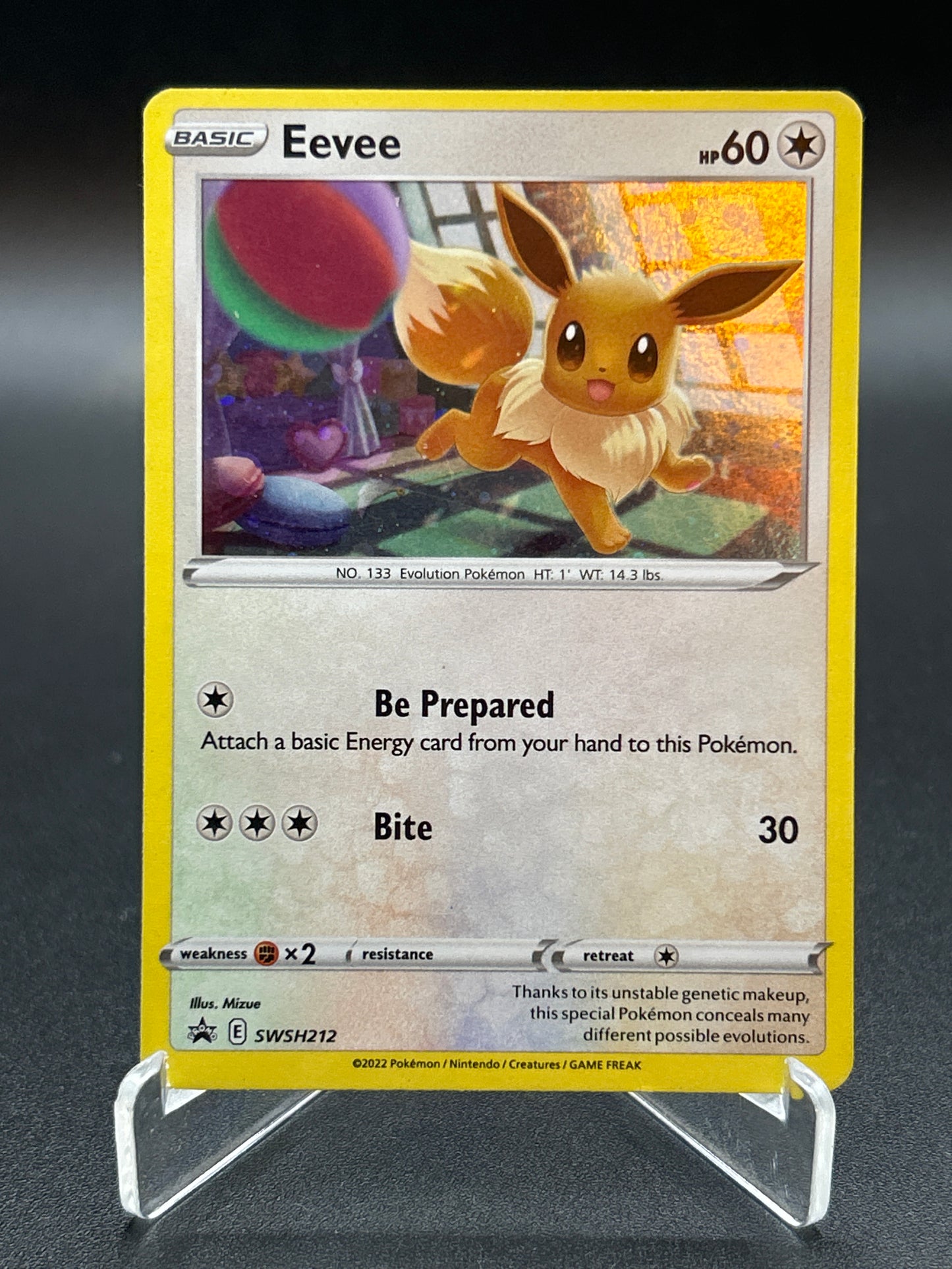 Pokémon TCG: 2022 Eevee SWSH212 SWSH: Sword & Shield Promos