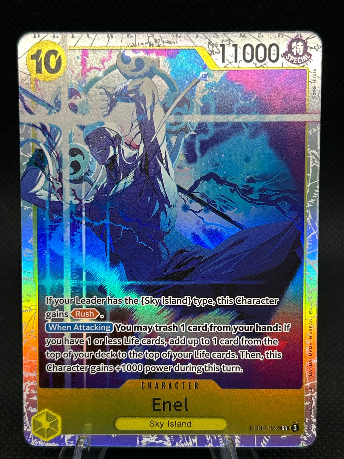 One Piece TCG: Enel EB02-052 SR Anime 25th Collection