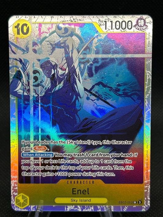 One Piece TCG: Enel EB02-052 SR Anime 25th Collection