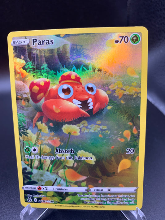 Pokémon TCG: 2023 Paras GG32/GG70 Crown Zenith Galarian Gallery
