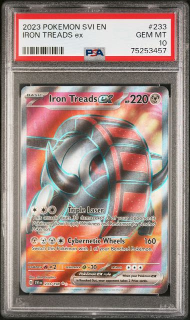 PSA 10 Pokémon TCG: 2023 Iron Treads ex - 233/198 - SV01  Scarlet & Violet Base Set