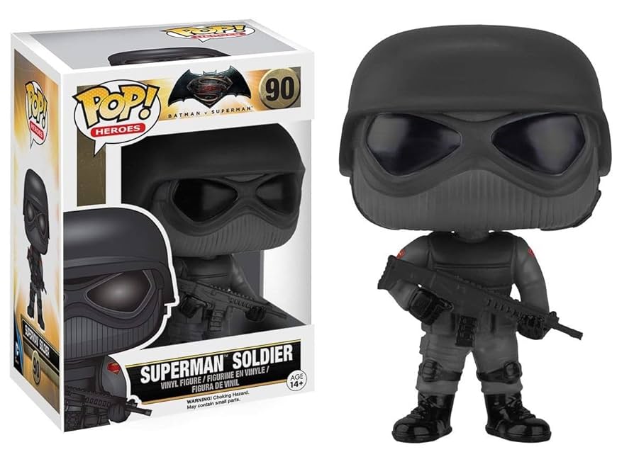 Funko PoP! Heroes: Batman v Superman - Superman Soldier - 90
