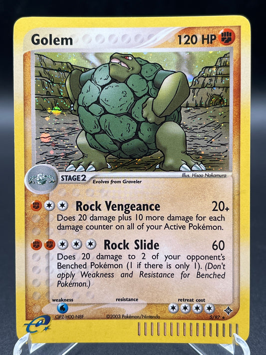 Pokémon TCG: 2003 Golem 5/97 Dragon Holo