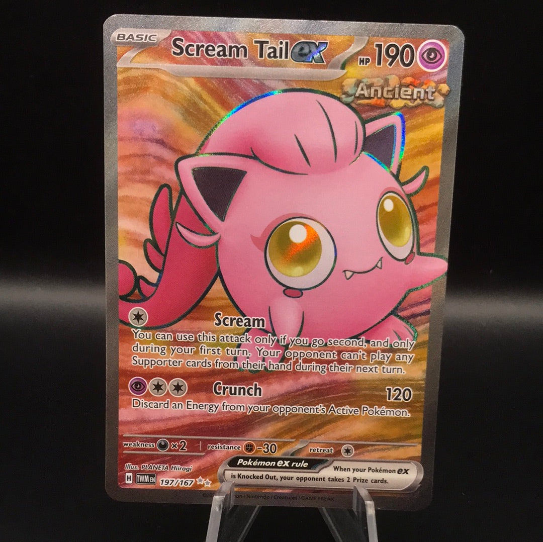 Pokemon TCG: 2024 Scream Tail ex 197/167 S&V: Twilight Masquerade