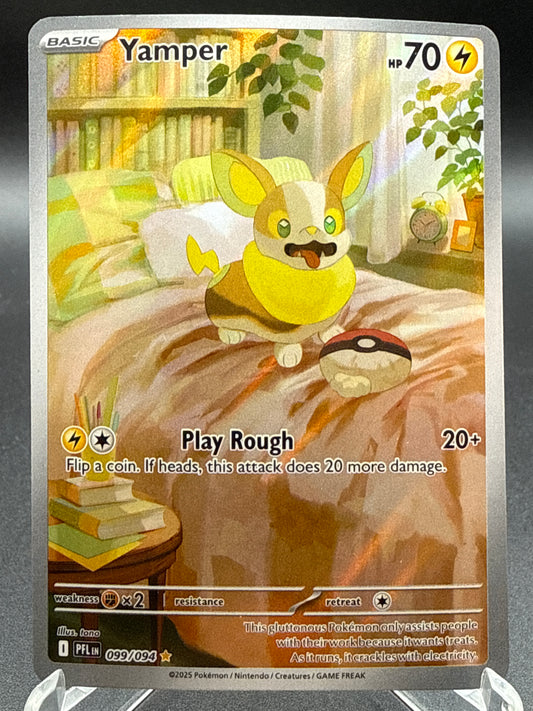 Pokémon TCG: 2025 Yamper 099/094 PFL: Phantasmal Flames