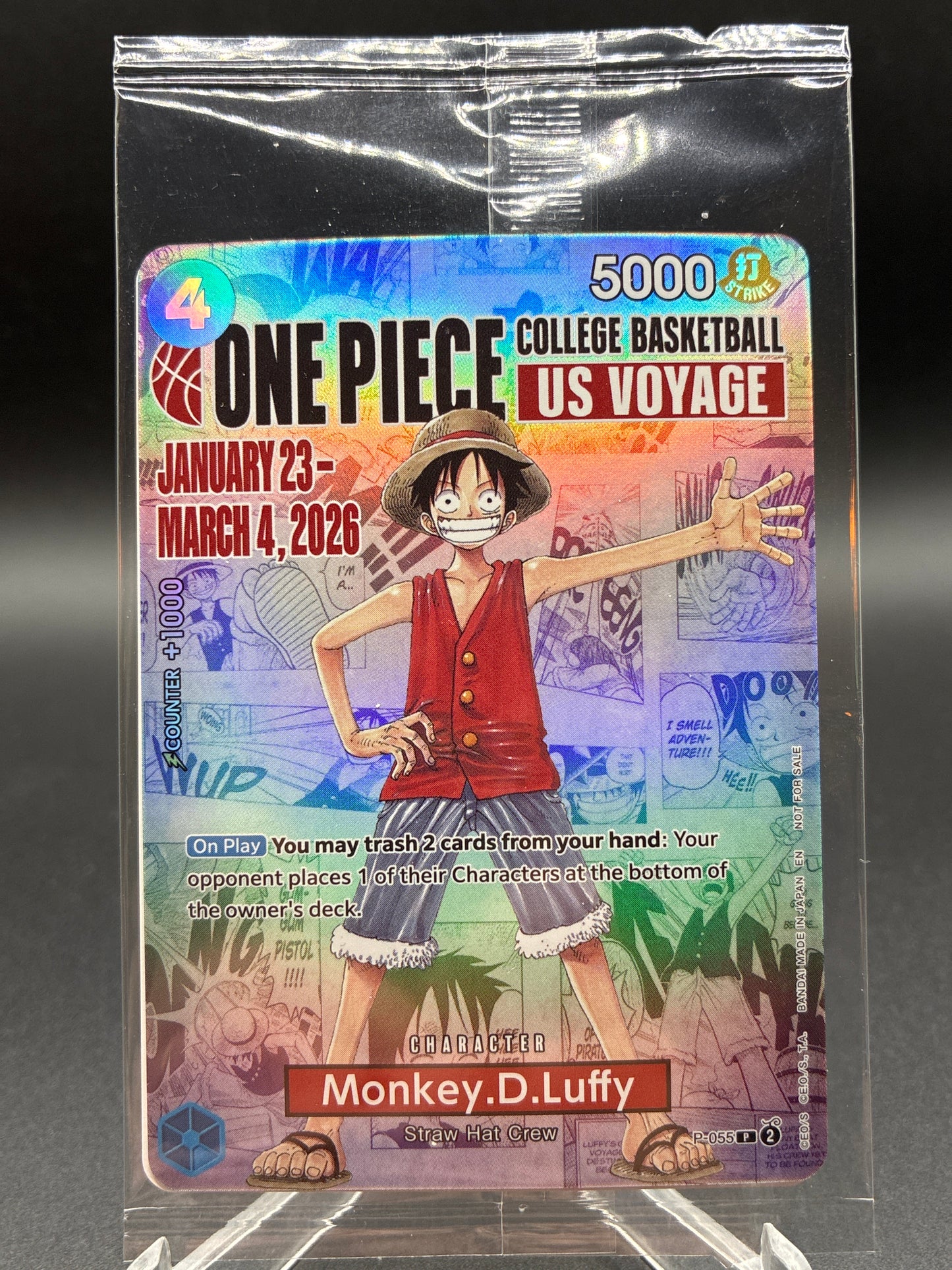 One Piece TCG: Monkey.D.Luffy - P-055 - One Piece Promotion Cards Sealed