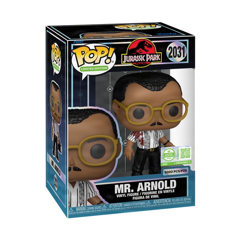 Funko PoP! Jurassic Park Mr. Arnold #2031 Limited Edition 5000pcs Samuel L. Jackson