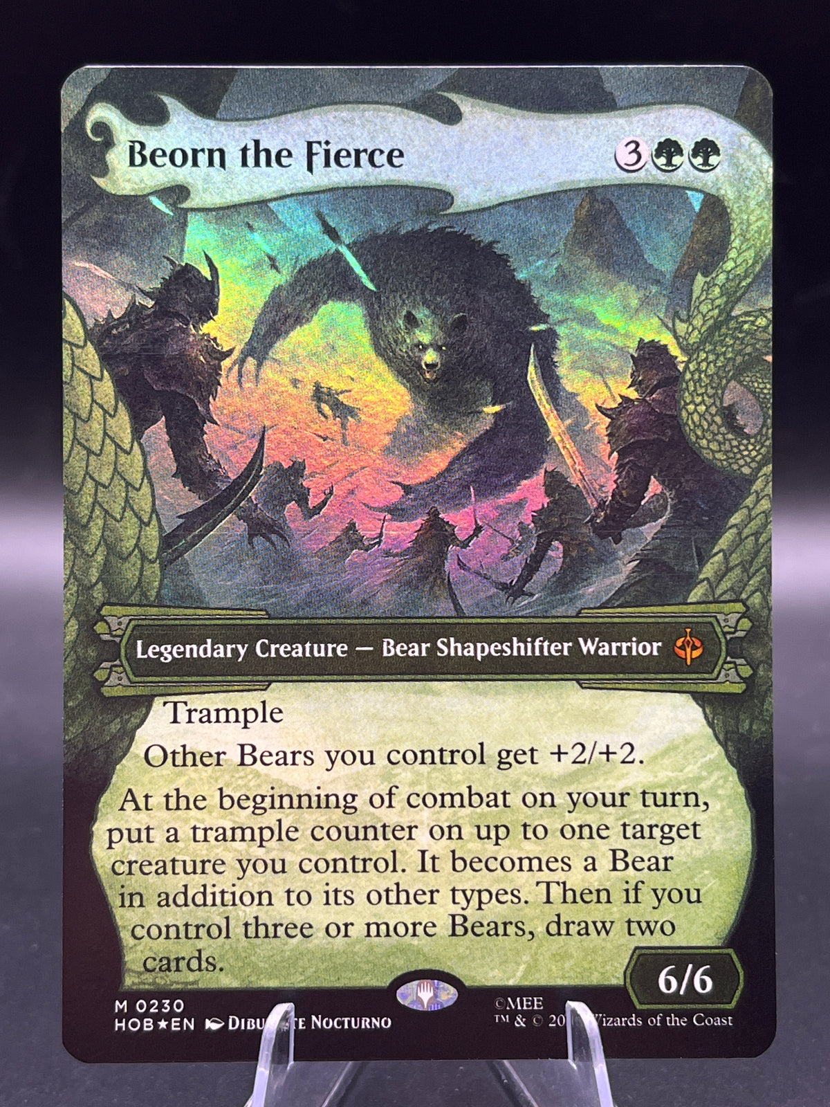 Magic The Gathering: 2026 Beorn the Fierce (Showcase) (Foil) - The Hobbit