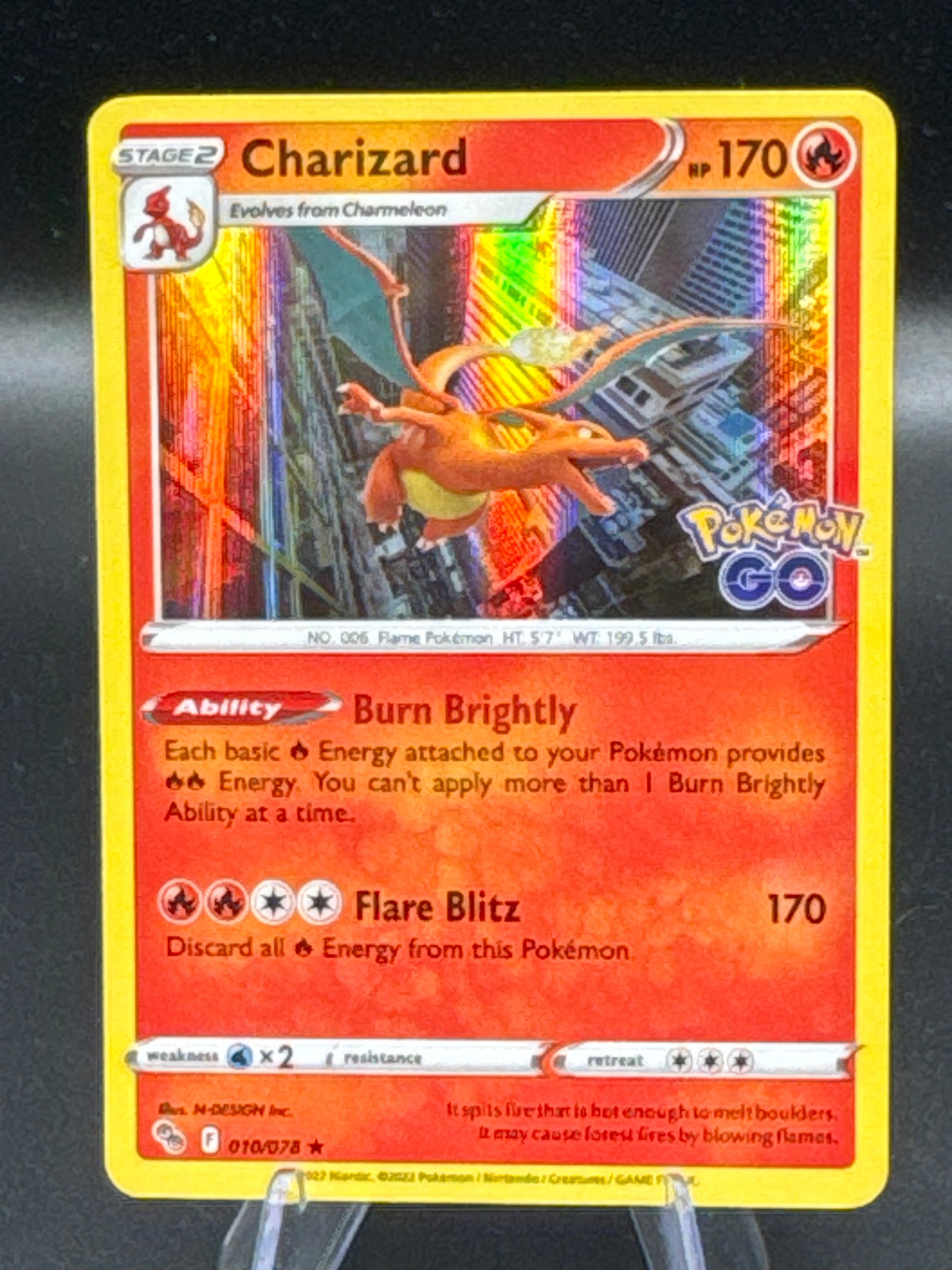 Pokémon TCG: 2022 Charizard - 010/078 - Pokémon GO