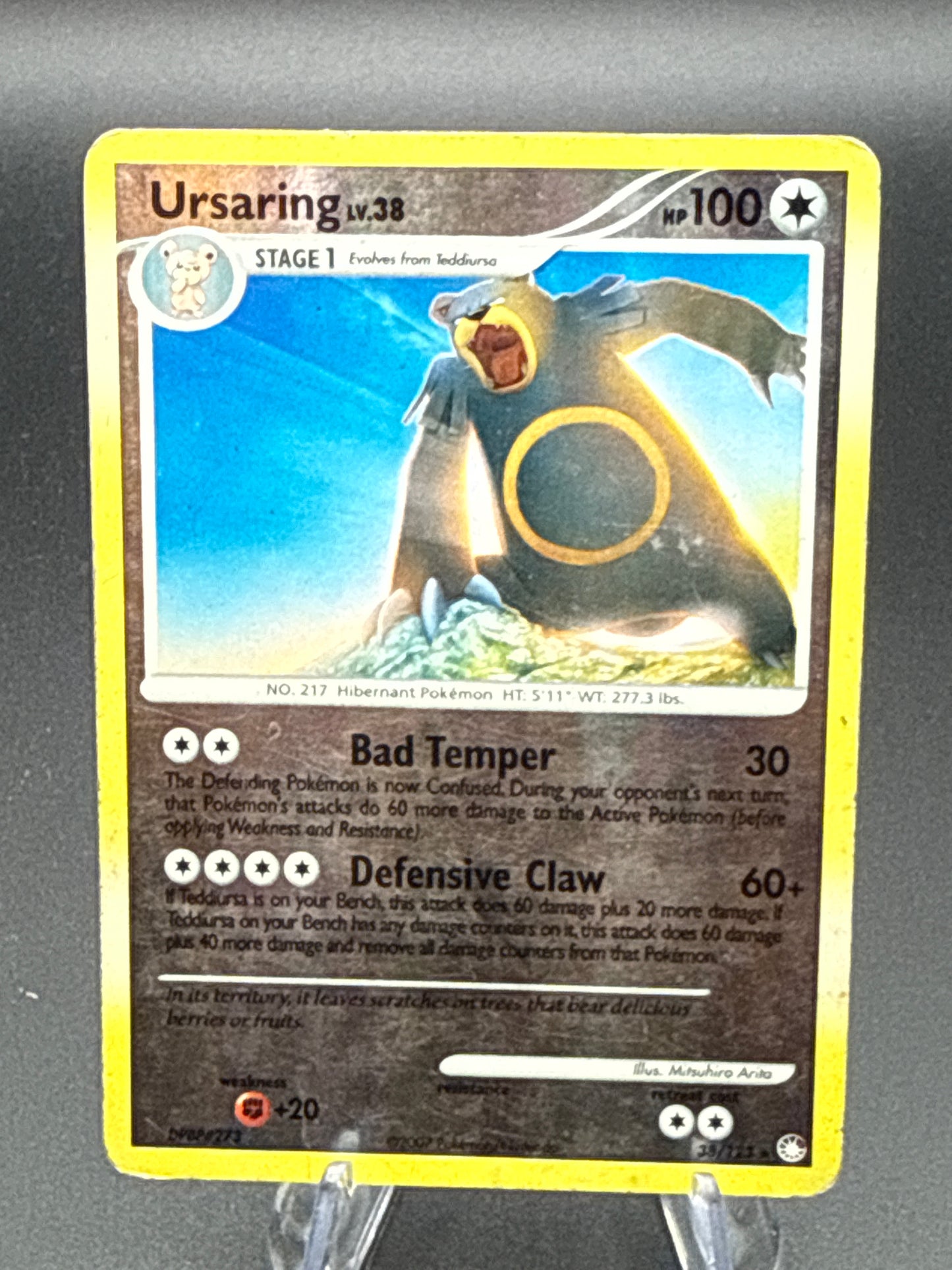 Pokémon TCG: 2007 Ursaring 38/123 - Mysterious Treasures