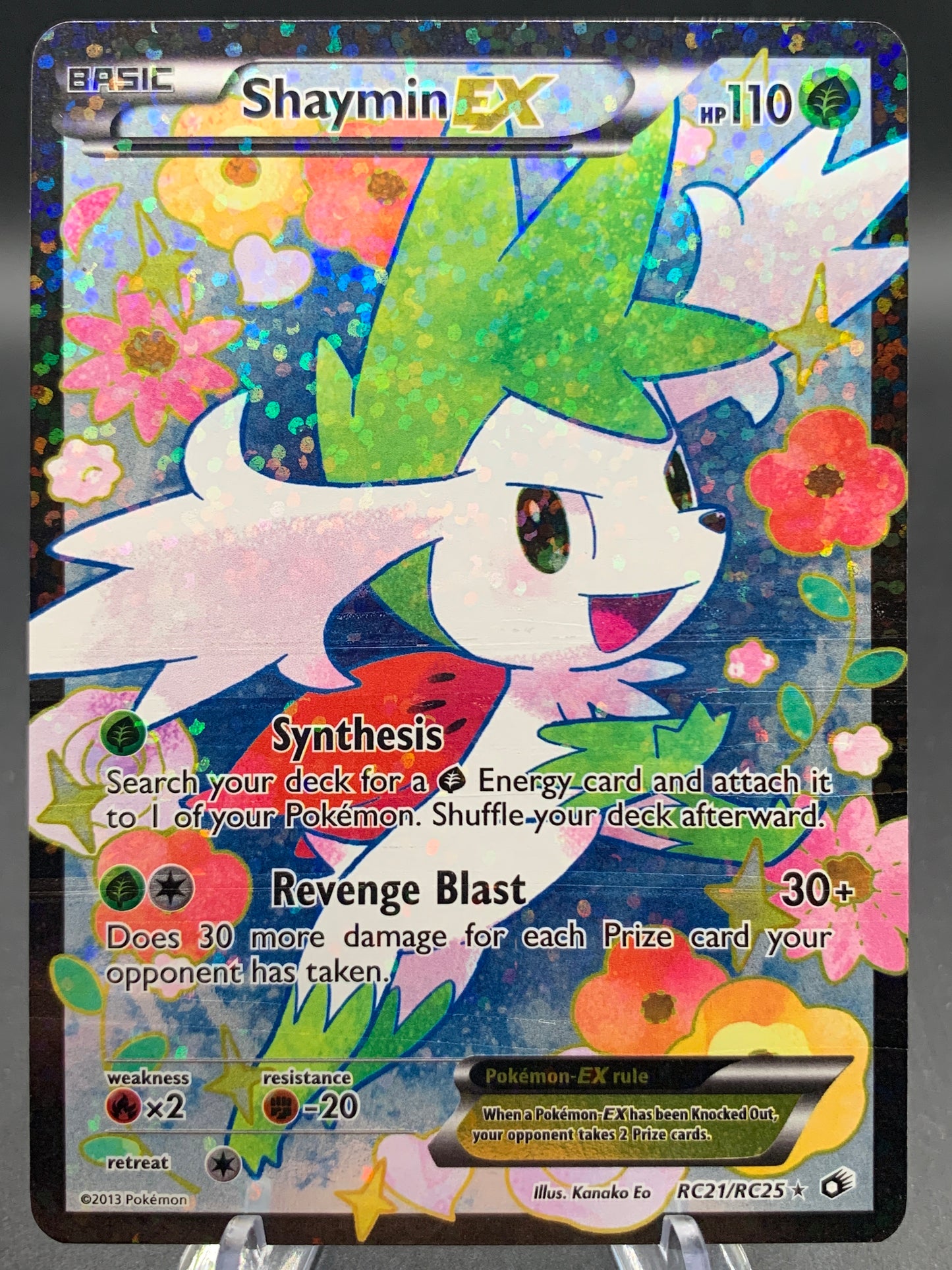 Pokémon TCG: 2013 Shaymin EX - RC21/RC25 - Legendary Treasures Radiant Collection
