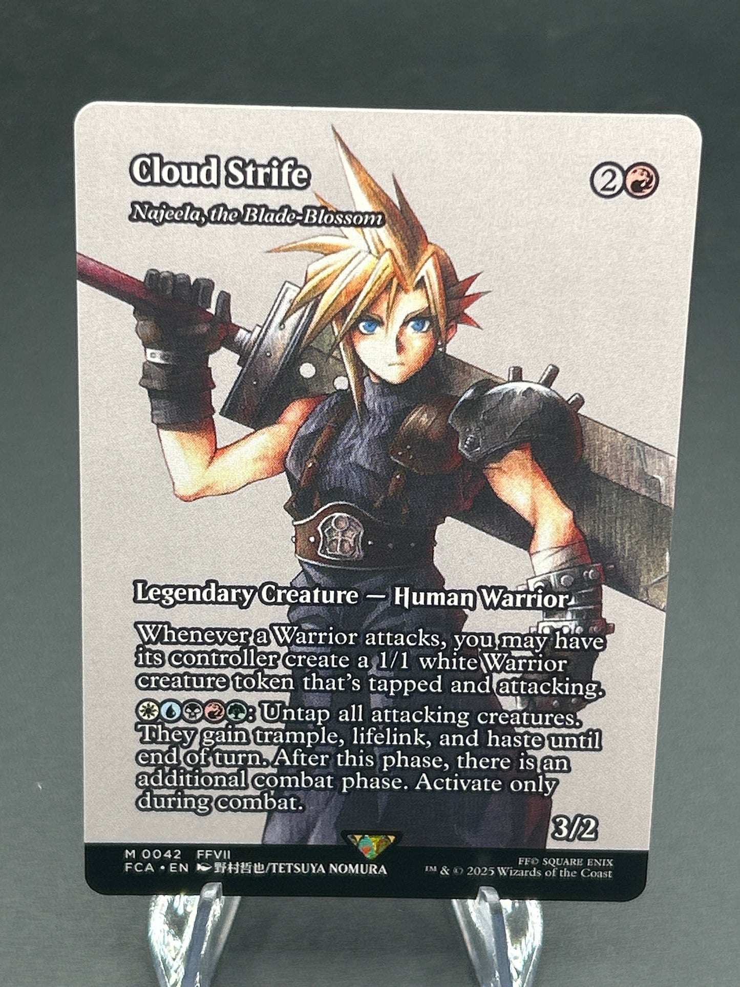 MTG TCG: Cloud Strife - Najeela, the Blade-Blossom (Showcase) - FINAL FANTASY: Through the Ages (FCA)