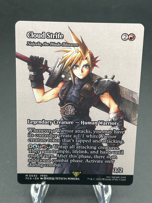 MTG TCG: Cloud Strife - Najeela, the Blade-Blossom (Showcase) - FINAL FANTASY: Through the Ages (FCA)