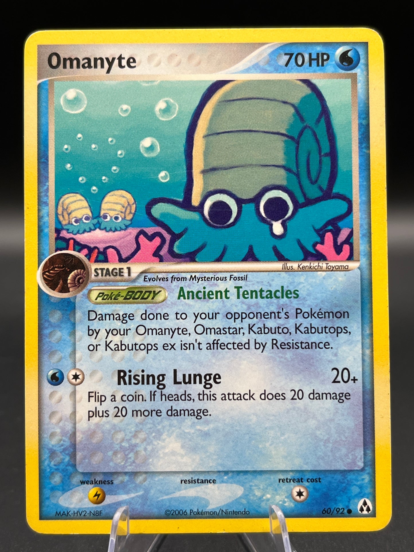 Pokémon TCG: 2006 Omanyte 60/92 Legend Maker