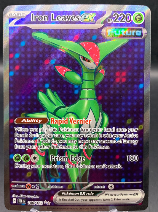Pokémon TCG: 2024 Iron Leaves ex - 186/162 - SV: Temporal Forces