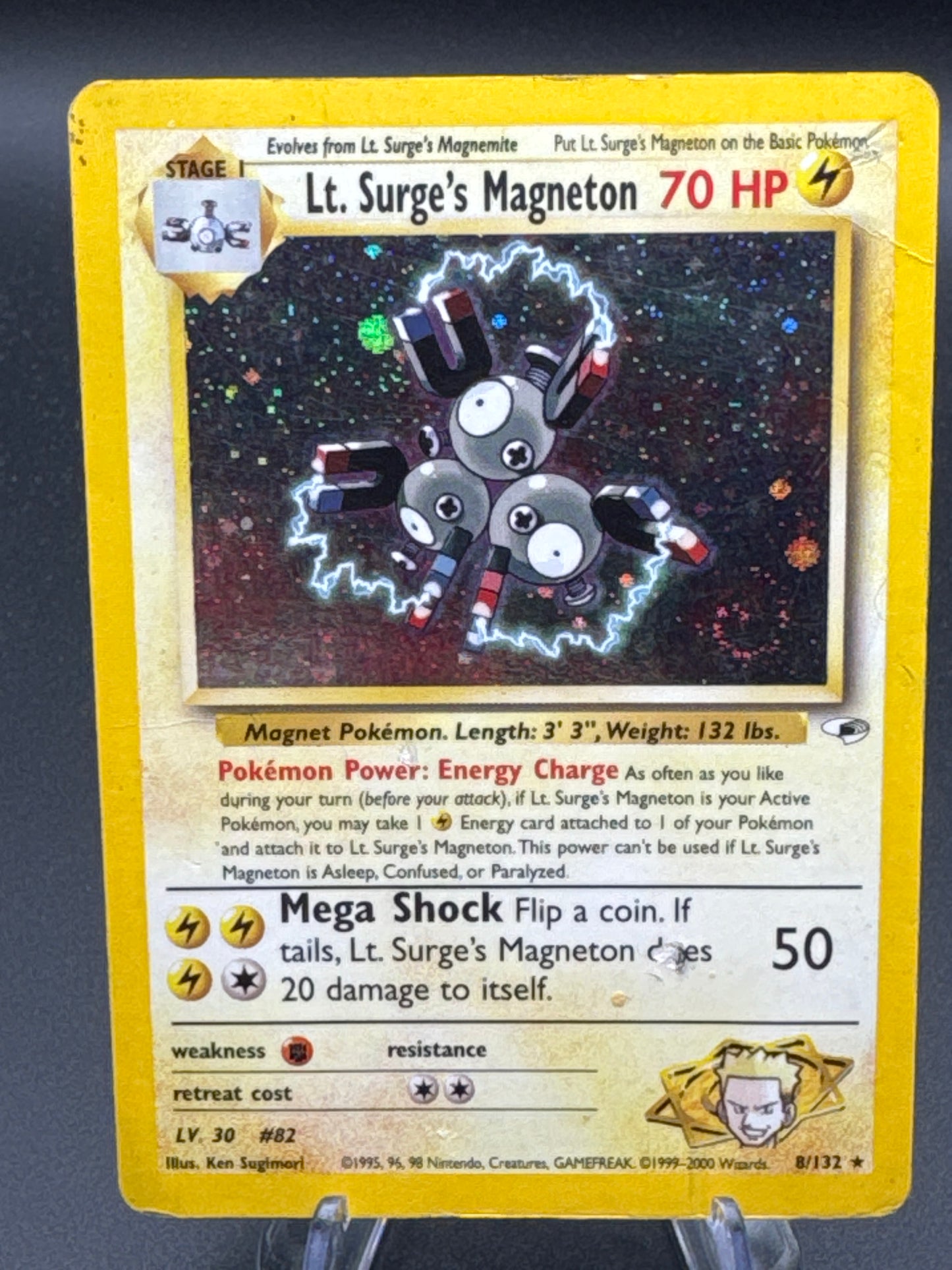 Pokémon TCG: 2000 Lt. Surge's Magneton 8/132 Gym Heroes