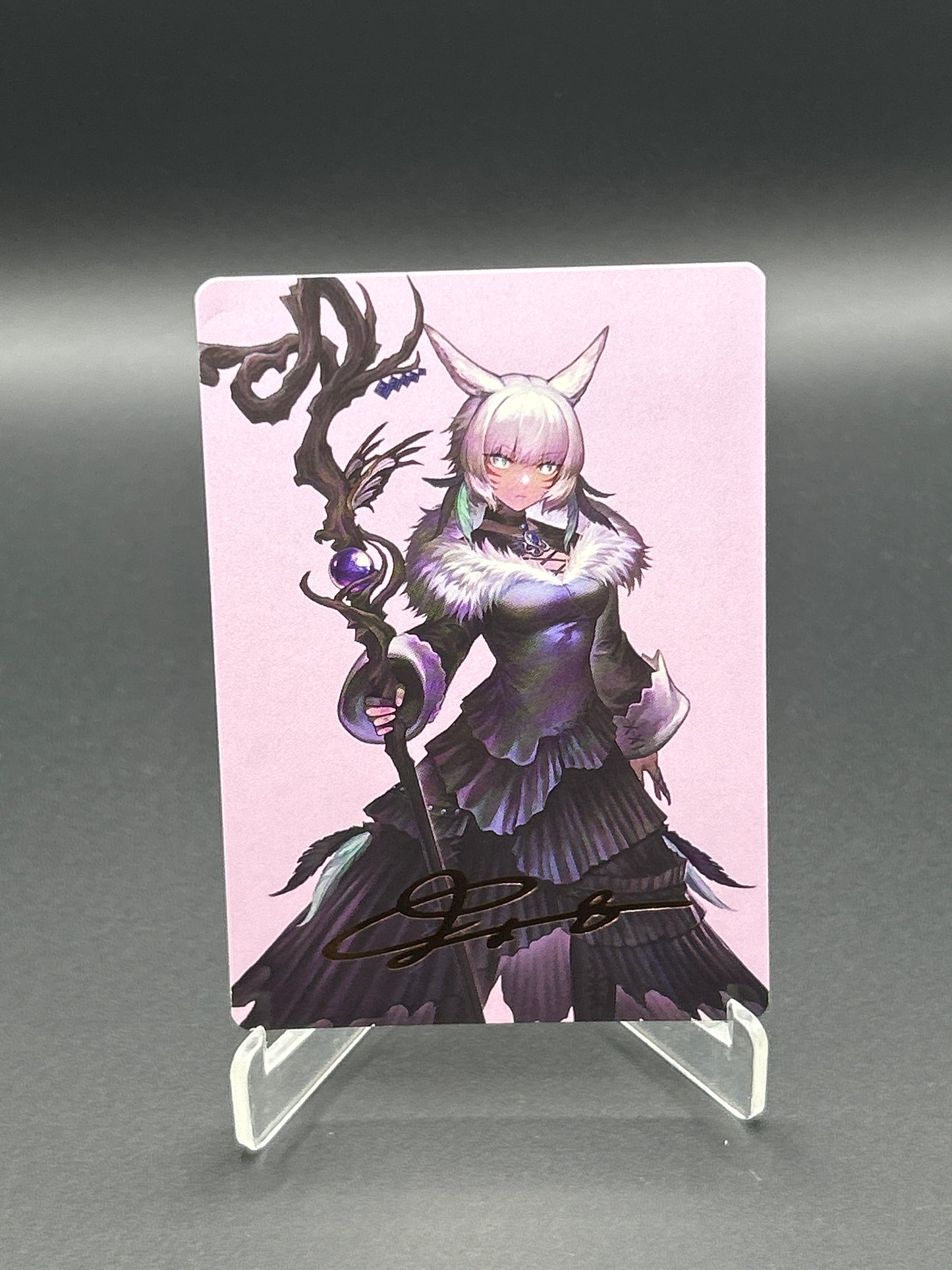 MTG TCG: Y'shtola, Night's Blessed Art Card (53) (Gold-Stamped Signature) - Art Series: FINAL FANTASY (ASFIN)