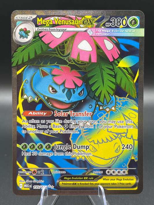 Pokémon TCG: 2025 Mega Venusaur ex - 155/132 - MEG: Mega Evolution