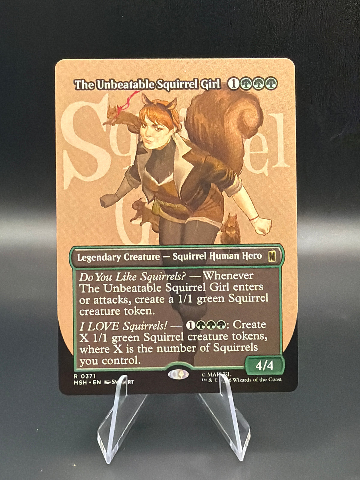 MTG TCG: 2026 The Unbeatable Squirrel Girl (Borderless) - 0371 - Marvel Super Heroes (MSH)