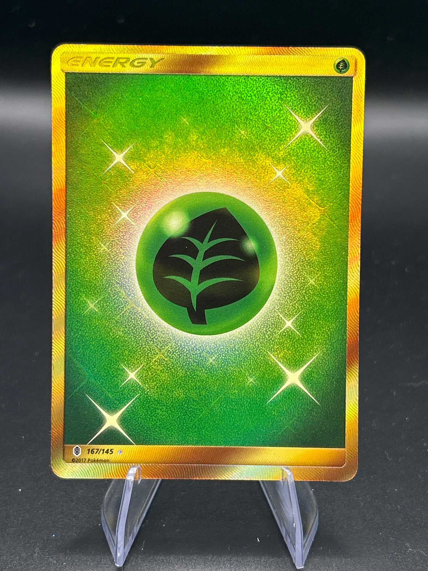 Pokémon TCG: 2017 Grass Energy (Secret) - SM - Guardians Rising