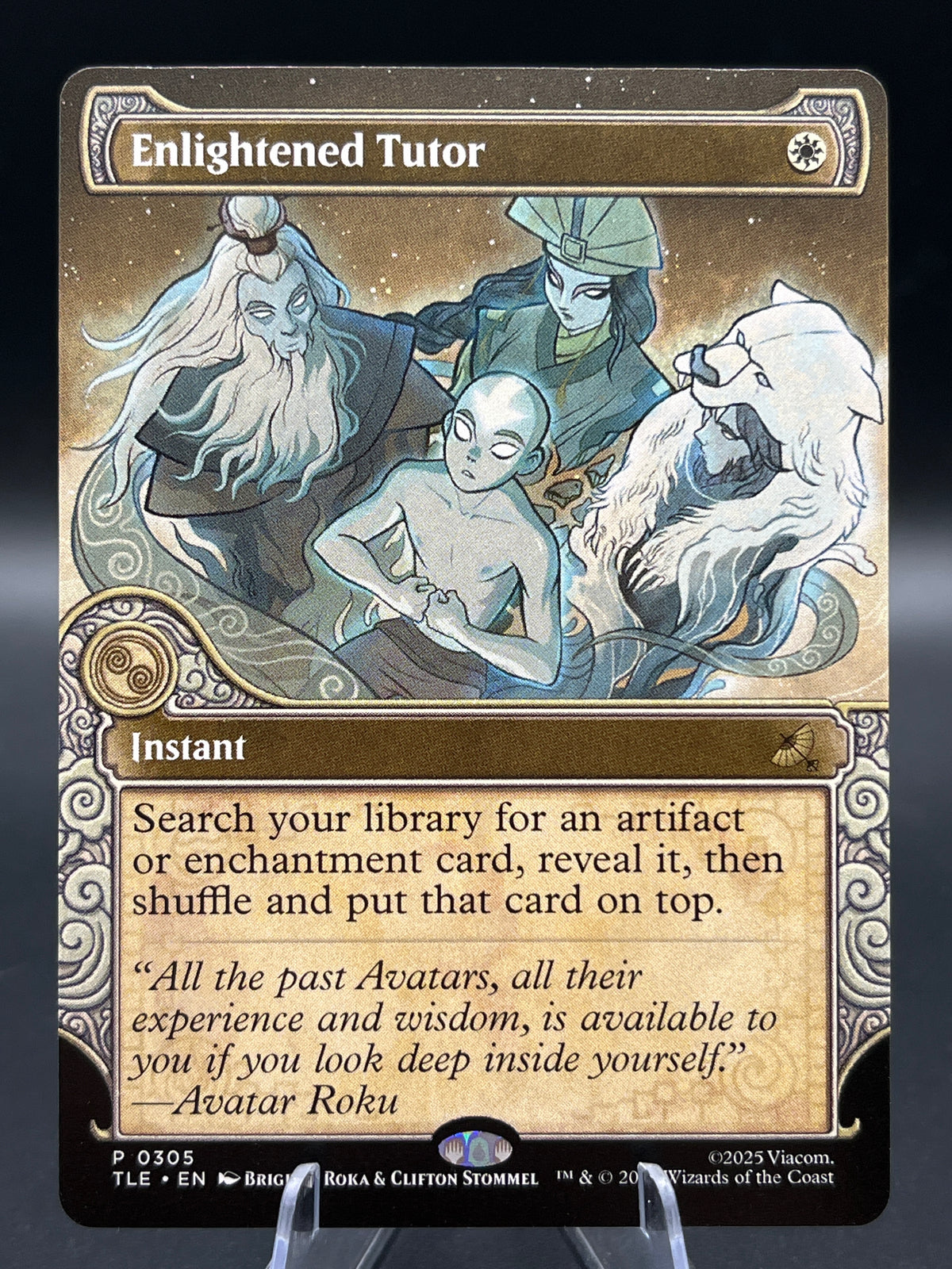 MTG TCG: 2025 Enlightened Tutor (Showcase) - Avatar: The Last Airbender: Eternal-Legal