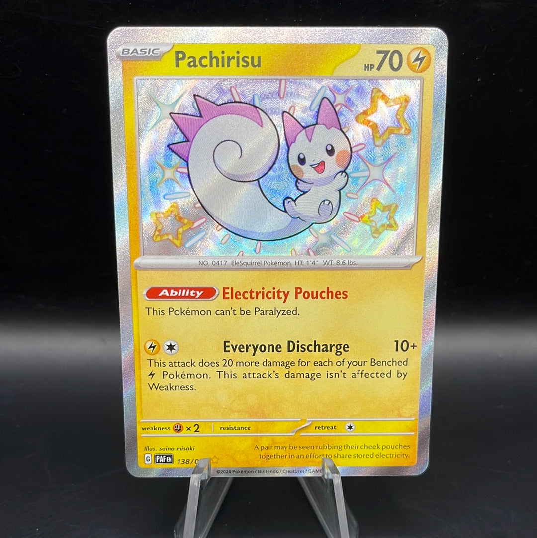Pokémon TCG: 2024 - Pachirisu - 138/091 - SV: Paldean Fates Baby Shiny