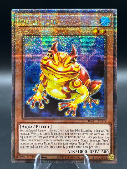 Yu-Gi-Oh! TCG: Swap Frog (Quarter Century Secret Rare) - Quarter Century Bonanza