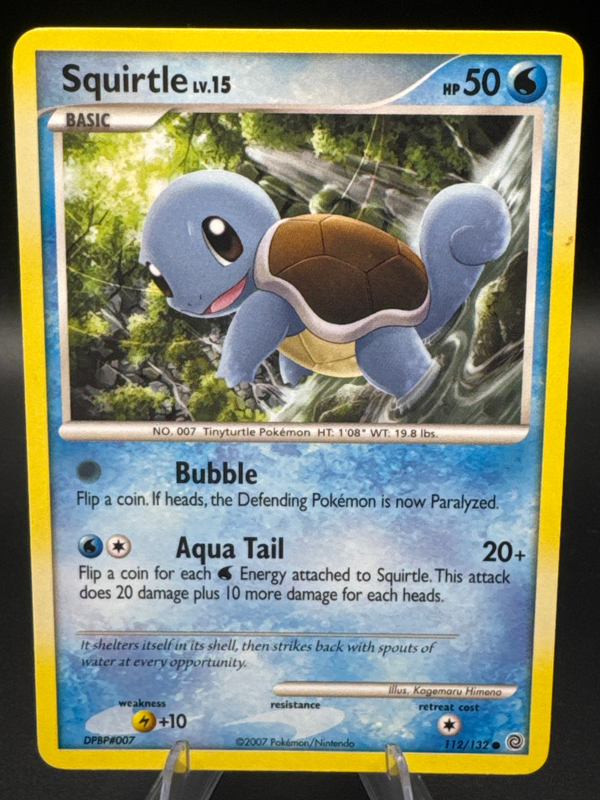 Pokémon TCG: 2007 Squirtle - 112/132 - Secret Wonders (SW)
