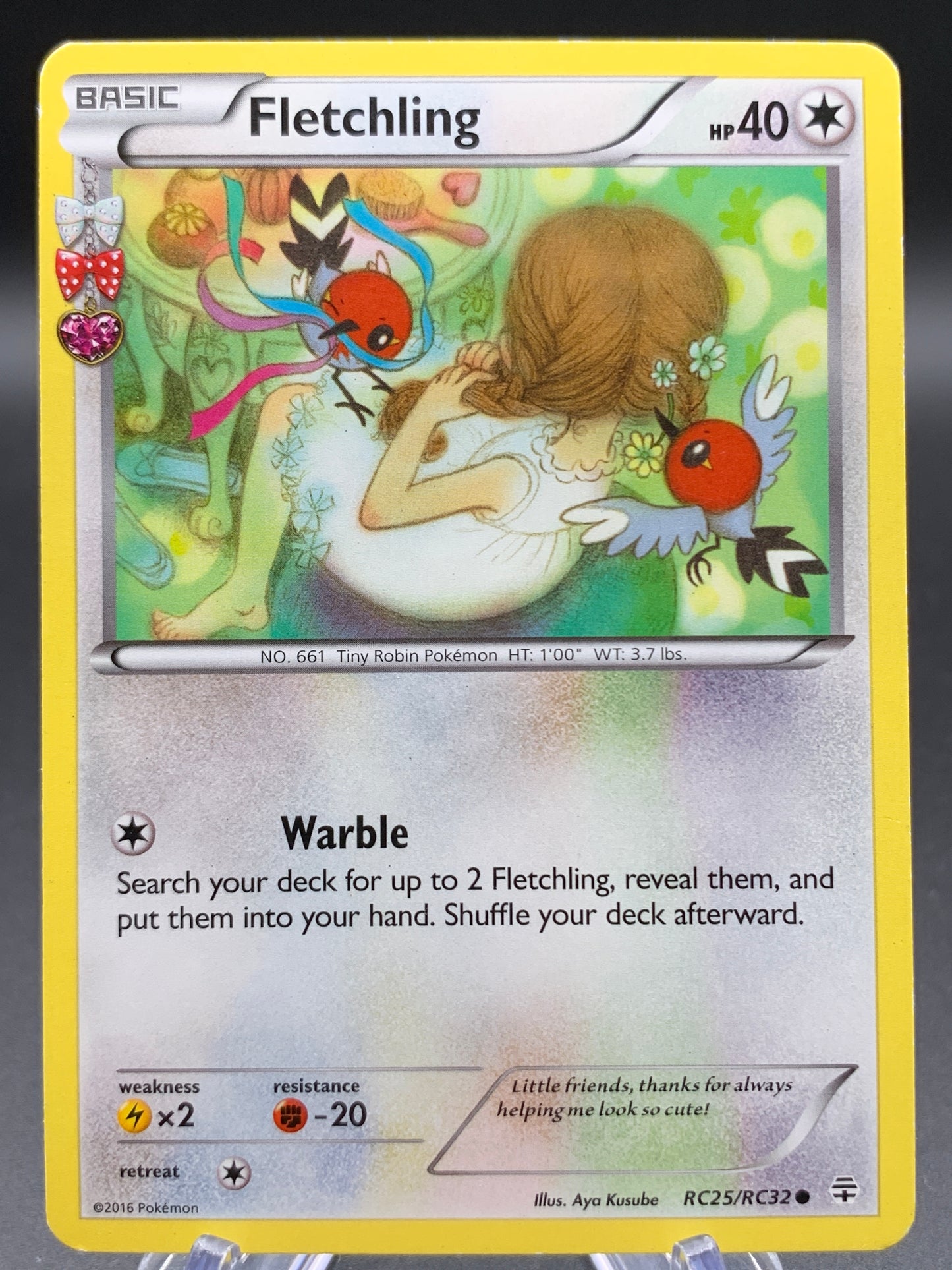 Pokémon TCG: 2016 Fletchling - RC25/RC32 - Generations: Radiant Collection