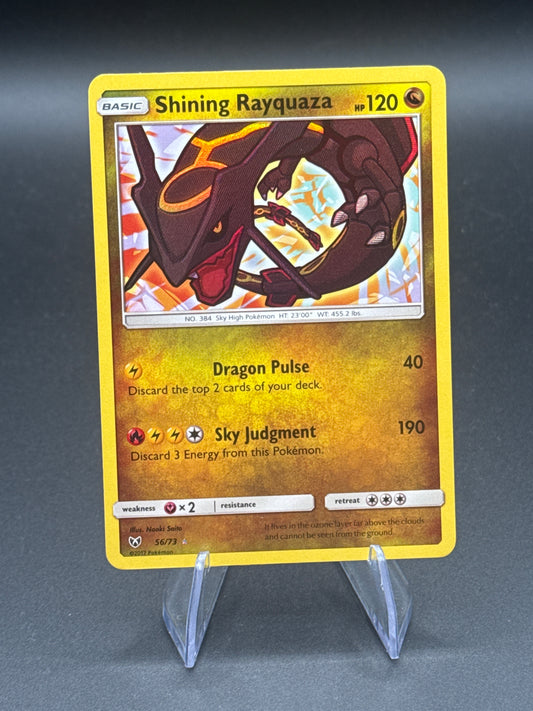 Pokémon TCG: 2017 Shining Rayquaza 56/73 Shining Legends Holo