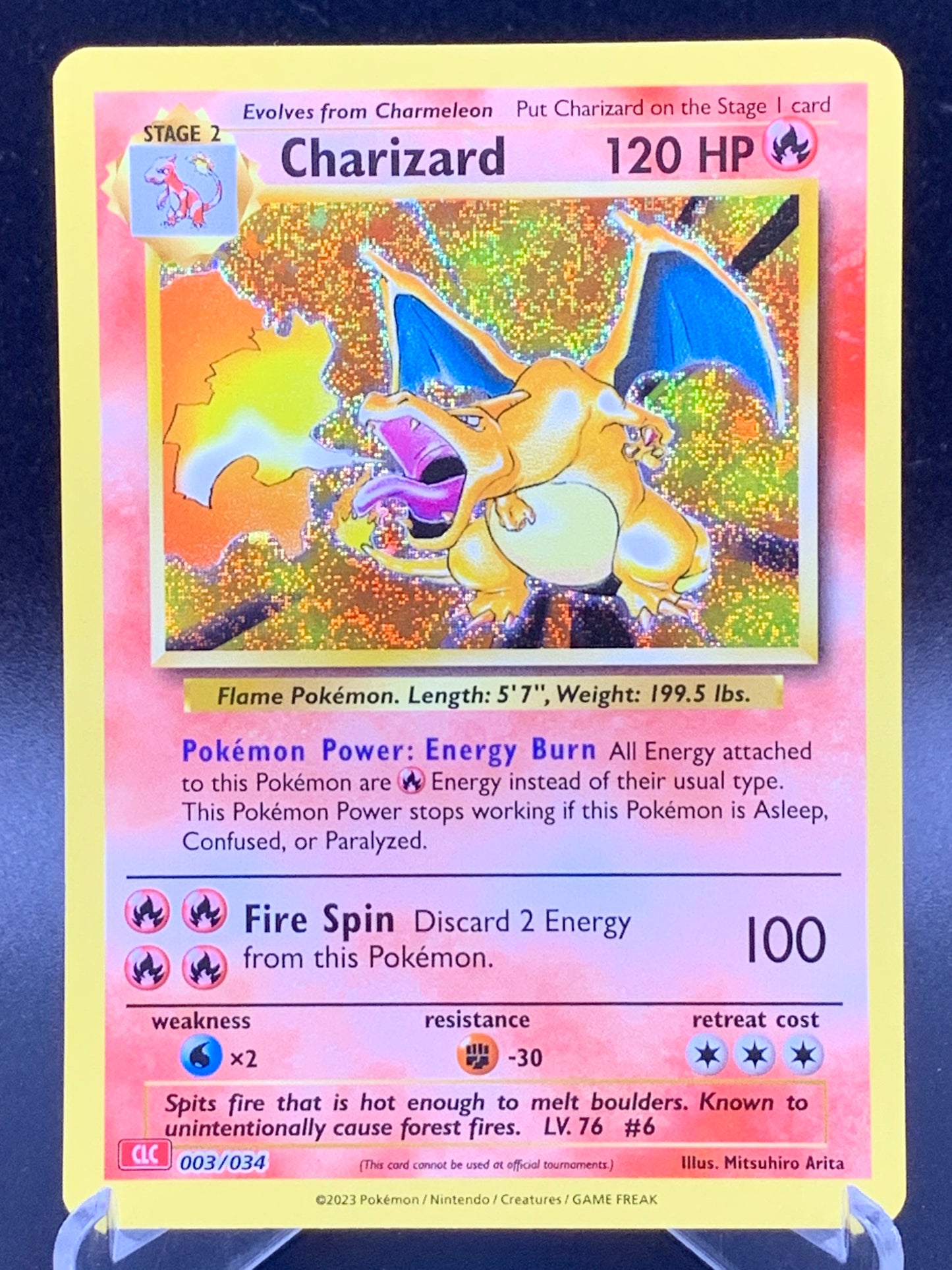 Pokémon TCG: 2023 Charizard 003/034 CL: Trading Card Game Classic Collection