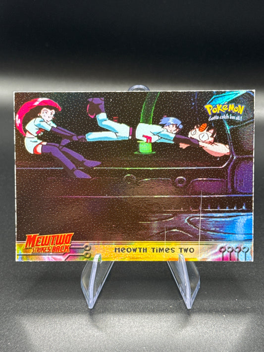 Pokémon TCG : 1999 Meowth Time Two - #23 - Mewtwo Strikes Back Topps Foil
