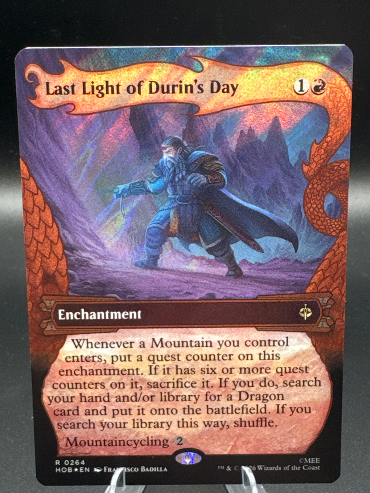 MTG TCG: 2026 Last Light of Durin's Day (Showcase) (Surge Foil) - 0264 - The Hobbit (HOB)