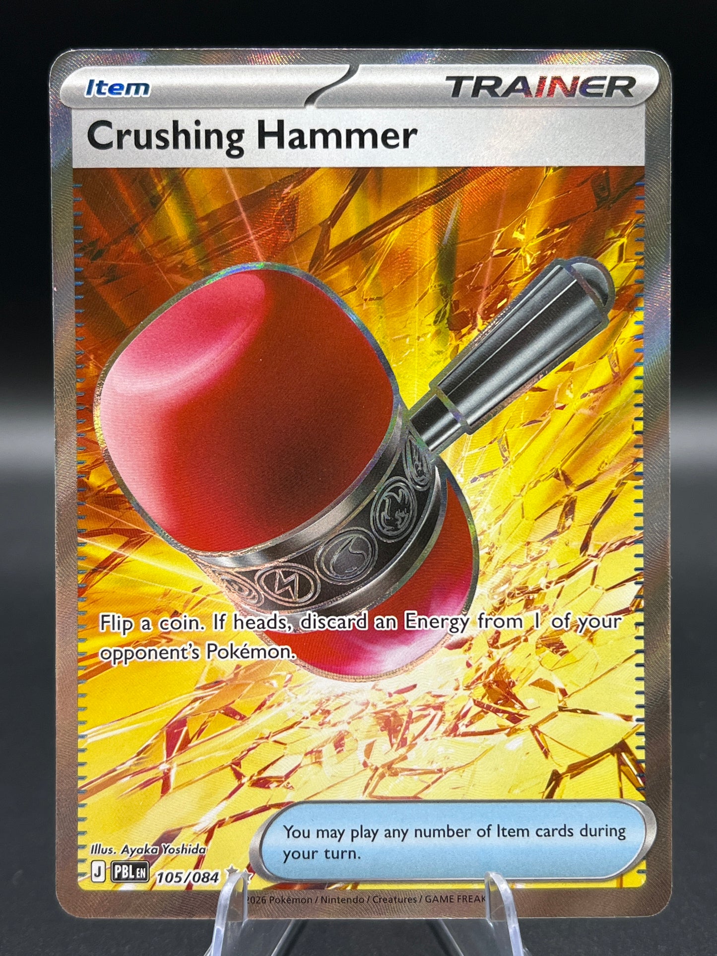 Pokémon TCG: 2026 Crushing Hammer - 105/084 - ME05: Pitch Black