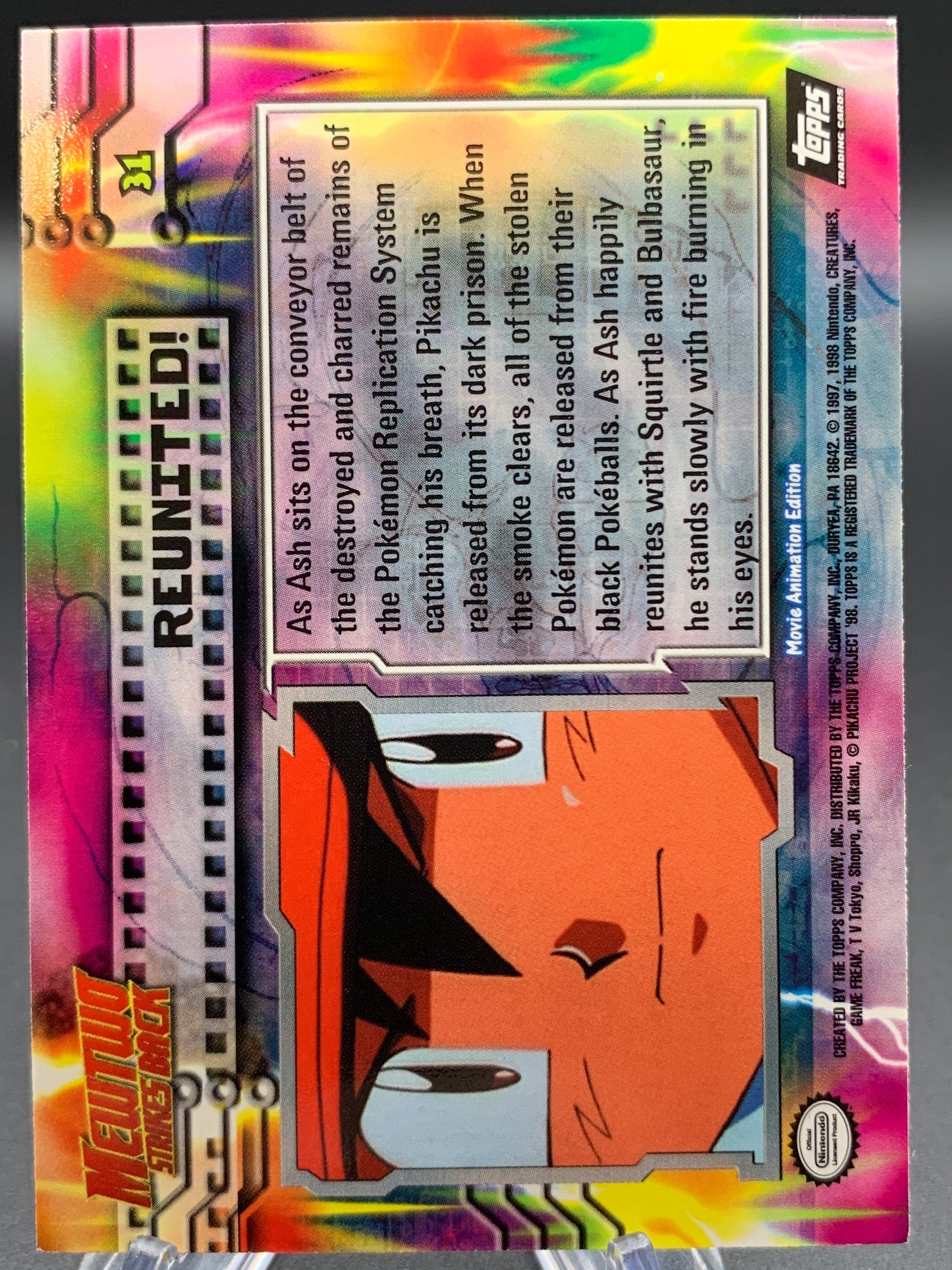 Pokémon TCG: Topps Pokémon Reunited! - #31 - Mewtwo Strikes Back Movie Animation Edition