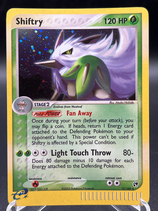 Pokémon TCG: 2004 Shiftry 12/100 Sandstorm Holo