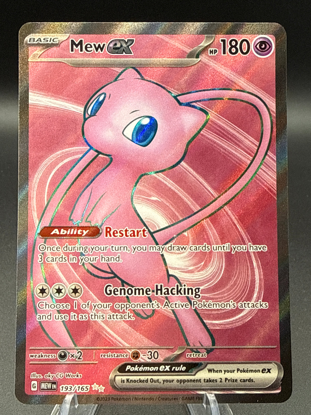 Pokémon TCG: 2023 Mew ex - 193/165 - SV: Scarlet & Violet 151