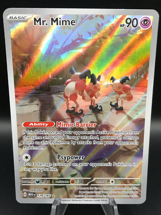 Pokemon TCG: 2023 Mr. Mime 179/165 S&V Pokemon 151