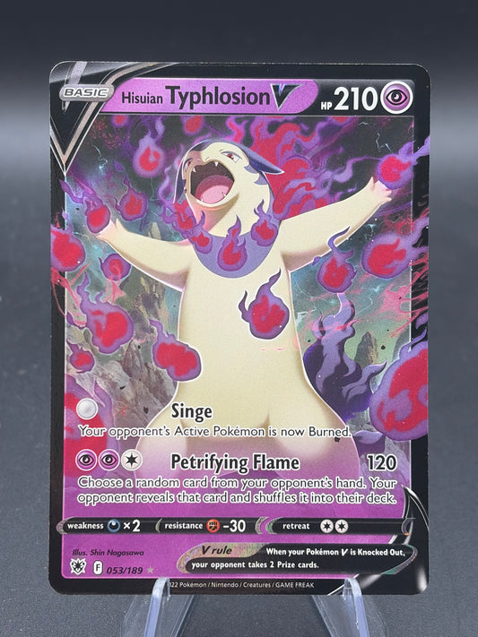 Pokemon TCG 2022 Hisuian Typhlosion V - SWSH10: Astral Radiance (SWSH10)