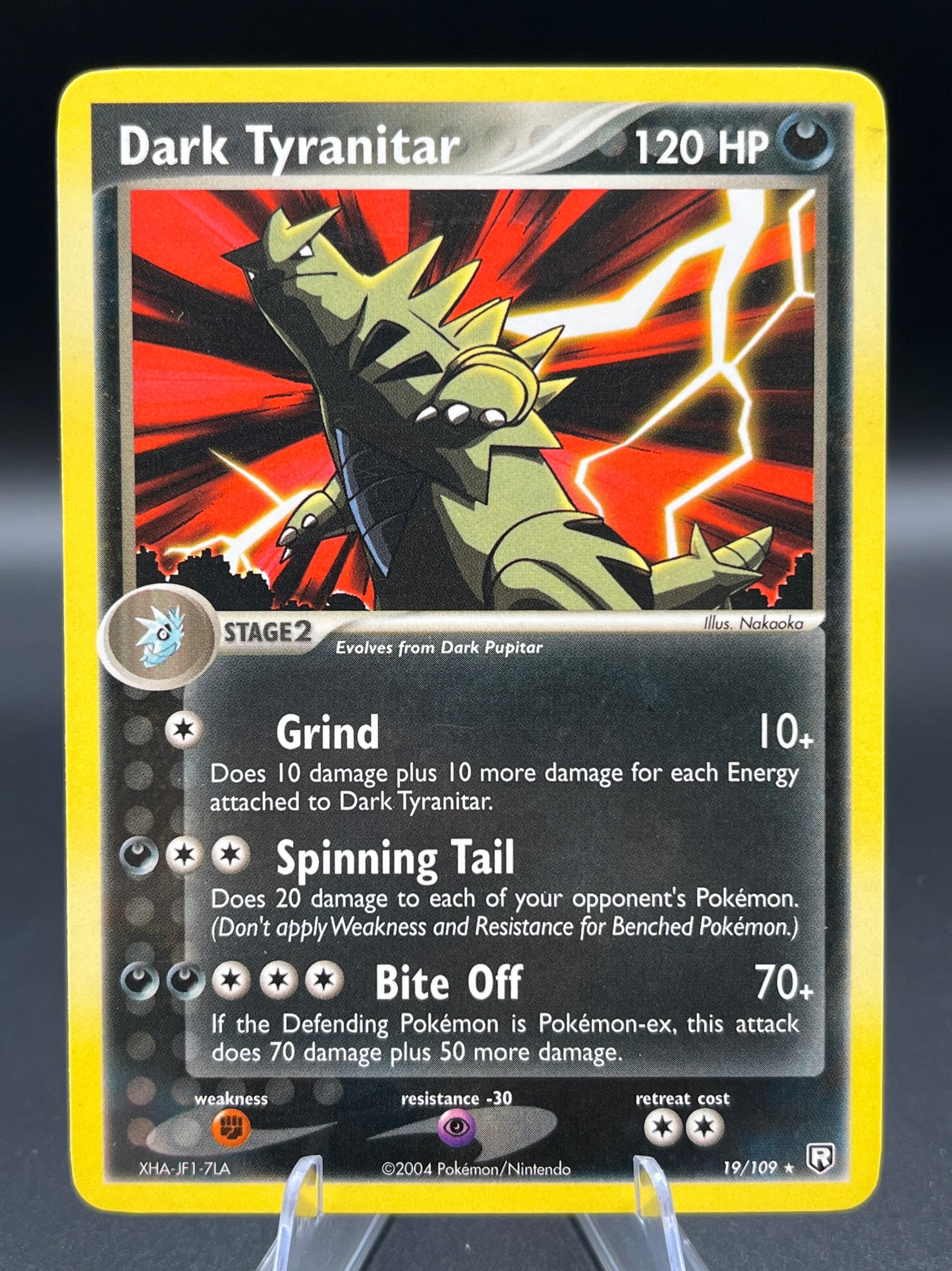 Pokémon TCG: 2004 Dark Tyranitar 019/109 - EX Team Rocket Returns