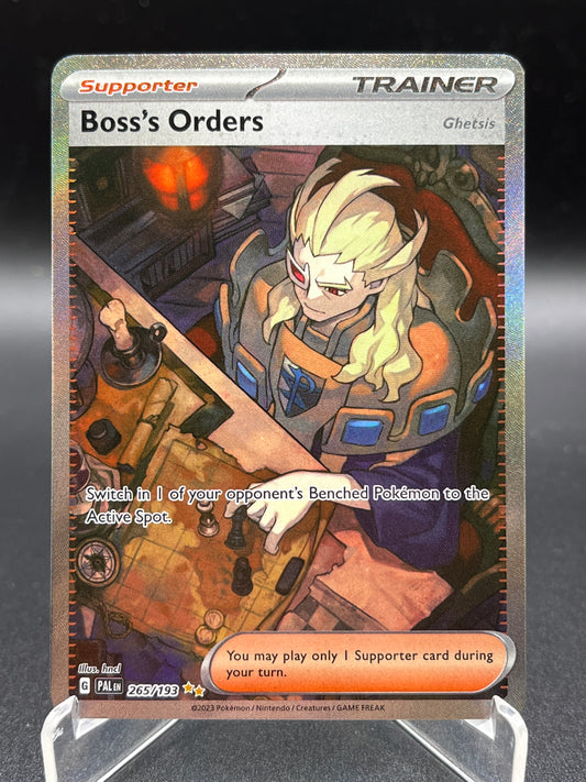 Pokémon TCG: 2023 Boss's Orders Ghetsis 265/193 Paldea Evolved