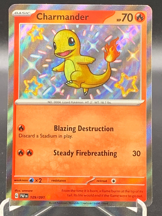 Pokemon TCG: 2024 Charmander 109/091 S&V Paldean Fates