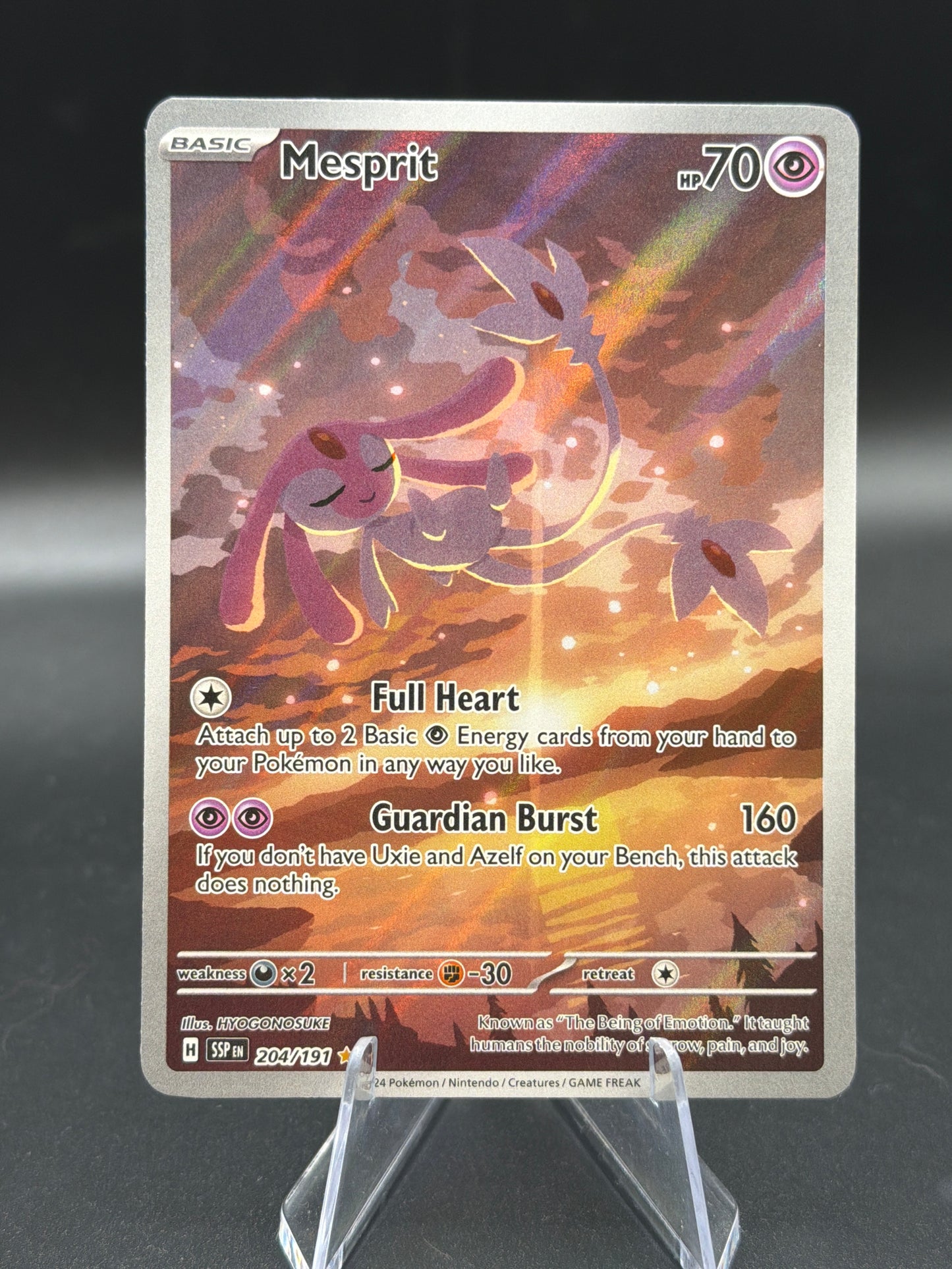 Pokémon TCG: 2024 Mesprit - 204/191 - SV: Surging Sparks