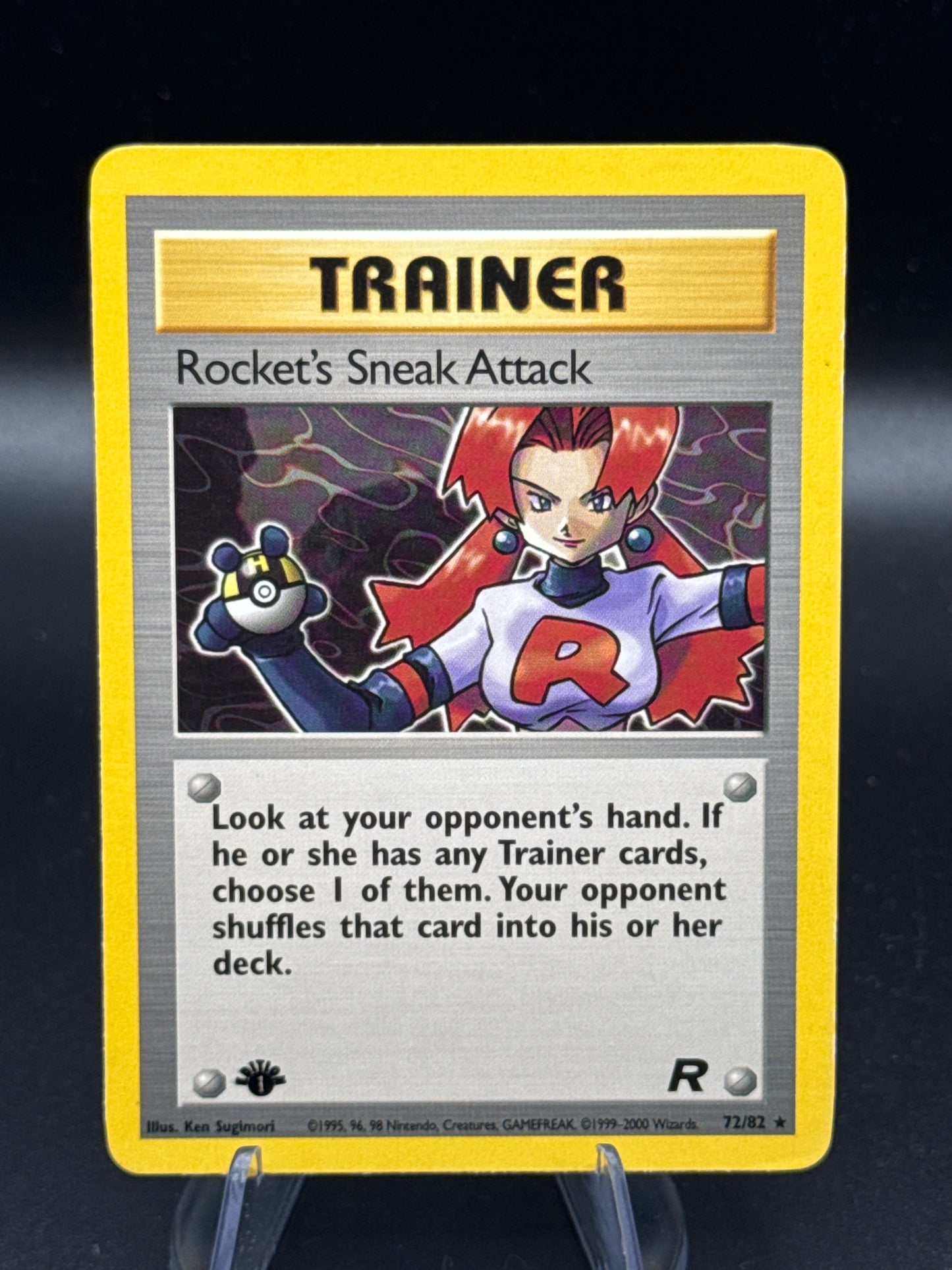 Pokémon TCG: 2000 - Rocket's Sneak Attack 72/82 - 1st Edition - Team Rocket