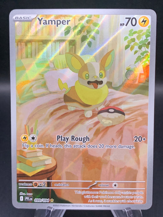 Pokémon TCG: 2025 Yamper 099/094 PFL: Phantasmal Flames