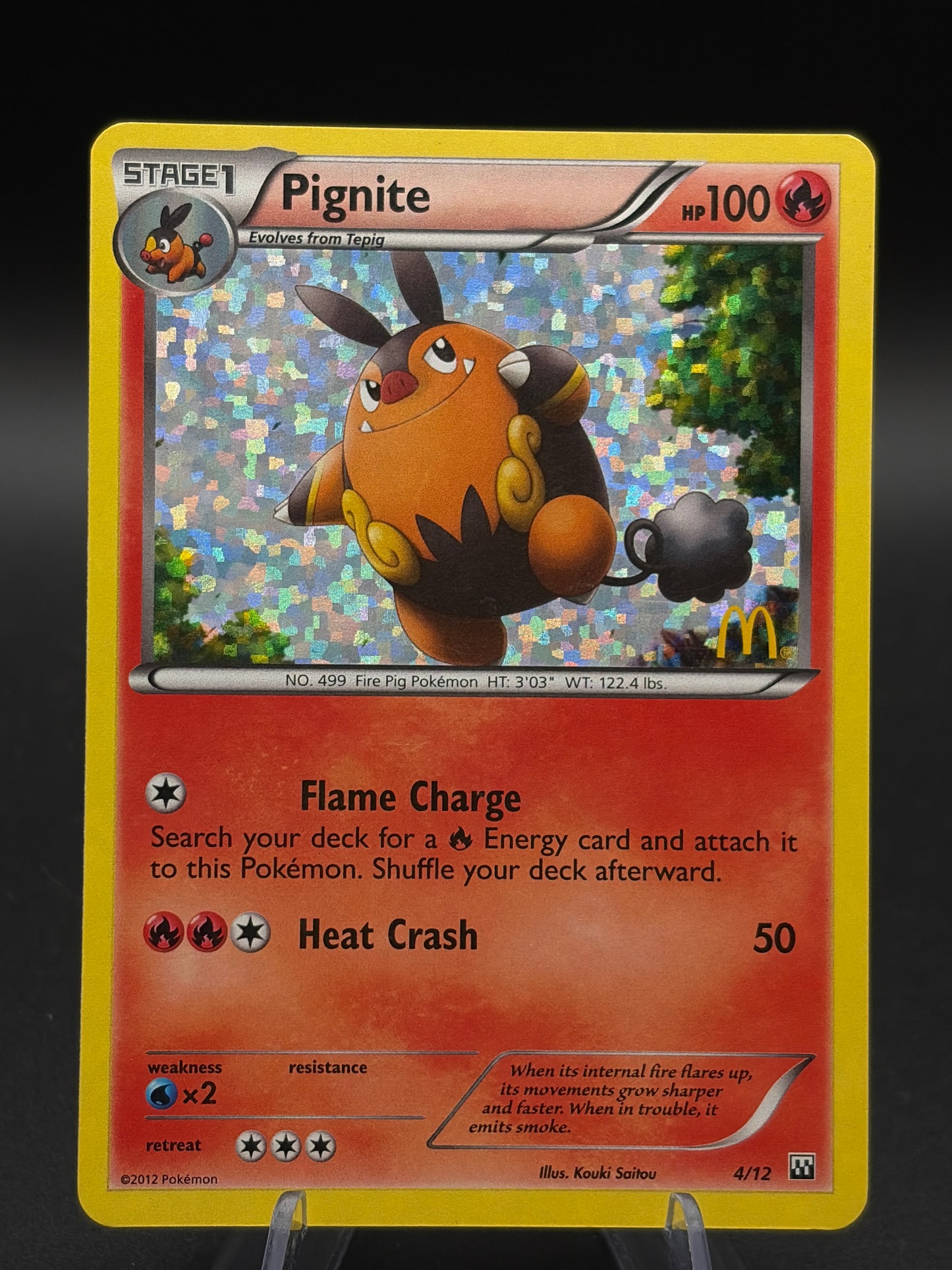 Pokémon TCG: Pignite 4/12 - McDonald's Promos 2012